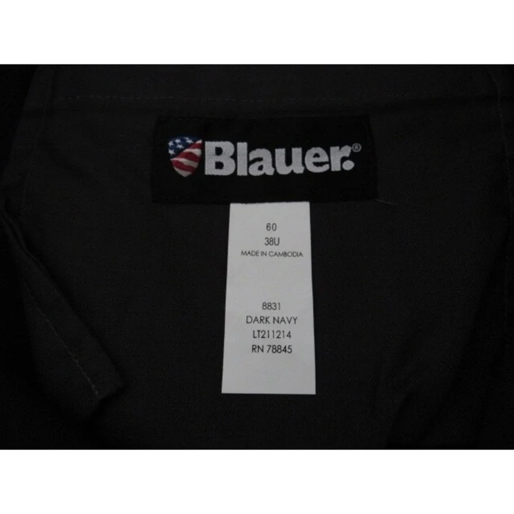 BLAUER 8831 4 Pocket Cotton Blend Pants Navy 60x38‎ UNHEMMED